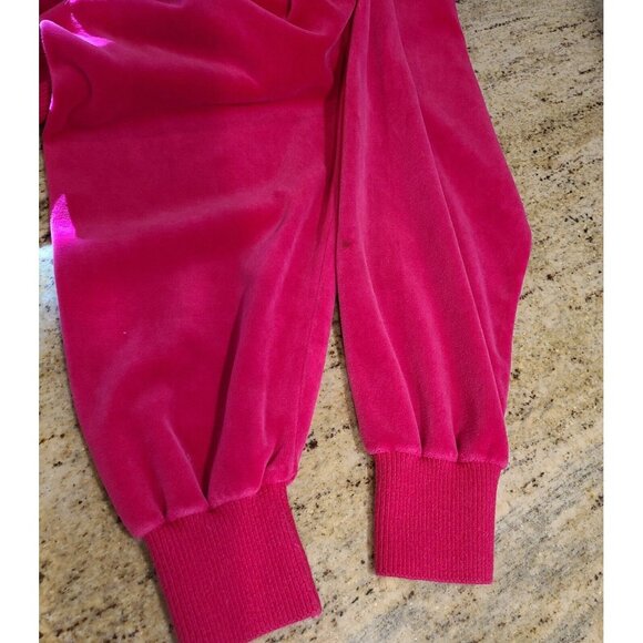 Vintage Epitome Women's S  Matching 2 Piece Velour Tracksuit Leisure Suit Pink - Picture 11 of 16
